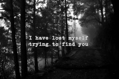 Lost myself and I am nowhere to be found.